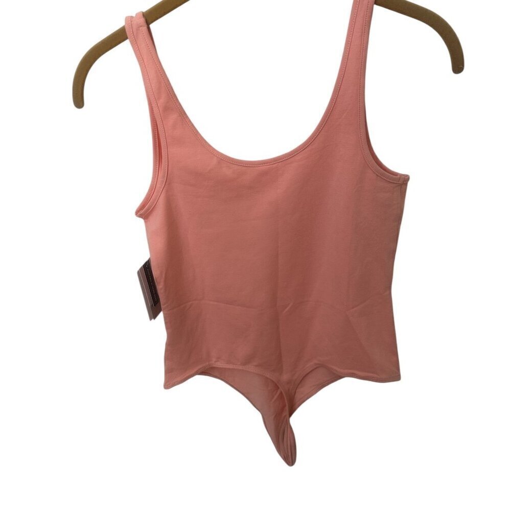 NEW BP Women's Small Coral Thong Bodysuit NWT - Picture 3 of 7